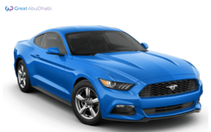 Blue FORD MUSTANG 2017