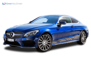 Blue MERCEDES C300 2017