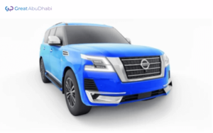 Blue NISSAN Patrol 2022