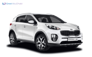 White KIA SPORTAGE 2014