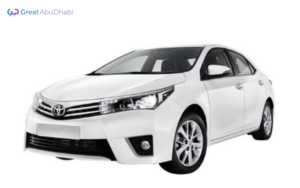 White TOYOTA COROLLA 2014