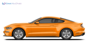 Orange FORD MUSTANG 2019