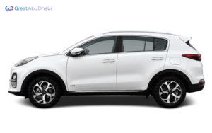 White KIA SPORTAGE 2014