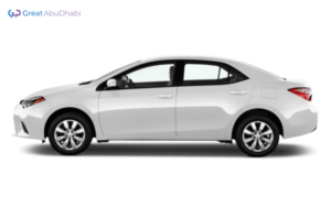 White TOYOTA COROLLA 2014