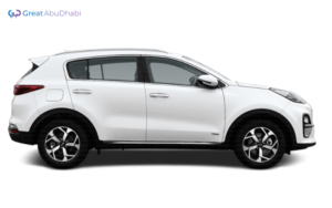 White KIA SPORTAGE 2014