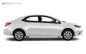 White TOYOTA COROLLA 2014