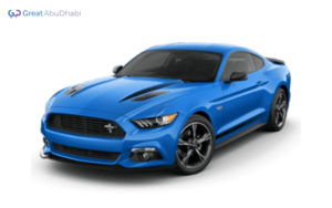 Blue FORD MUSTANG 2020