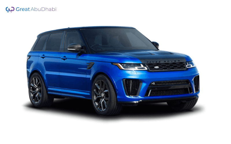 Blue RANGE ROVER SVR 2022