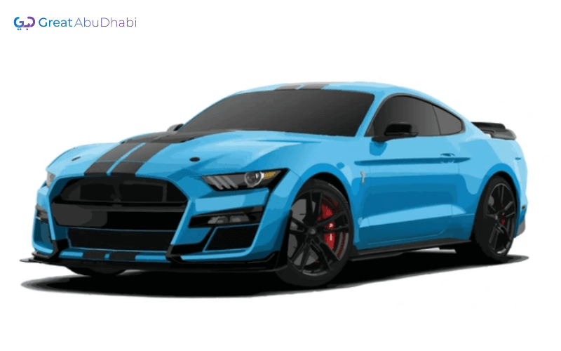 Blue+Black FORD MUSTANG 2020