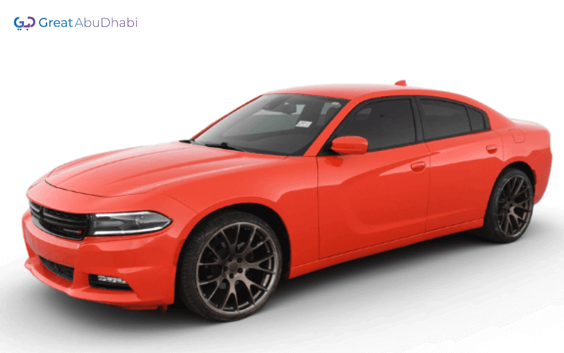 Orange DODGE CHARGER 2018