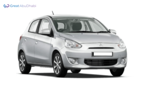 Silver MITSUBISHI MIRAGE 2014