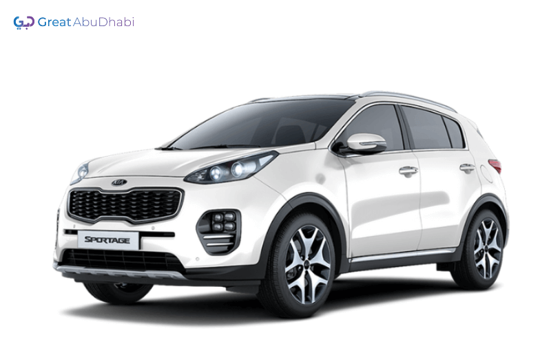 White KIA SPORTAGE 2014