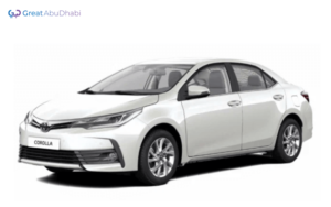 White TOYOTA COROLLA 2019